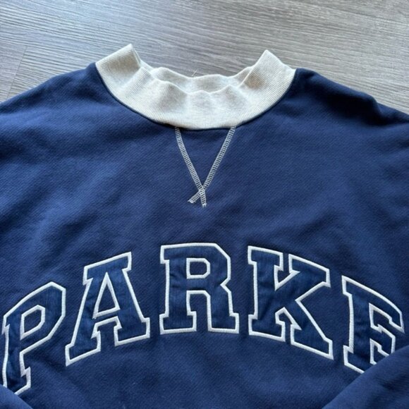 Parke Mockneck Coastal Collection Navy and Gray - Picture 3 of 6